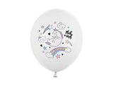 Ballonger 30 cm Unicorn Pastell Pure White 50-pack