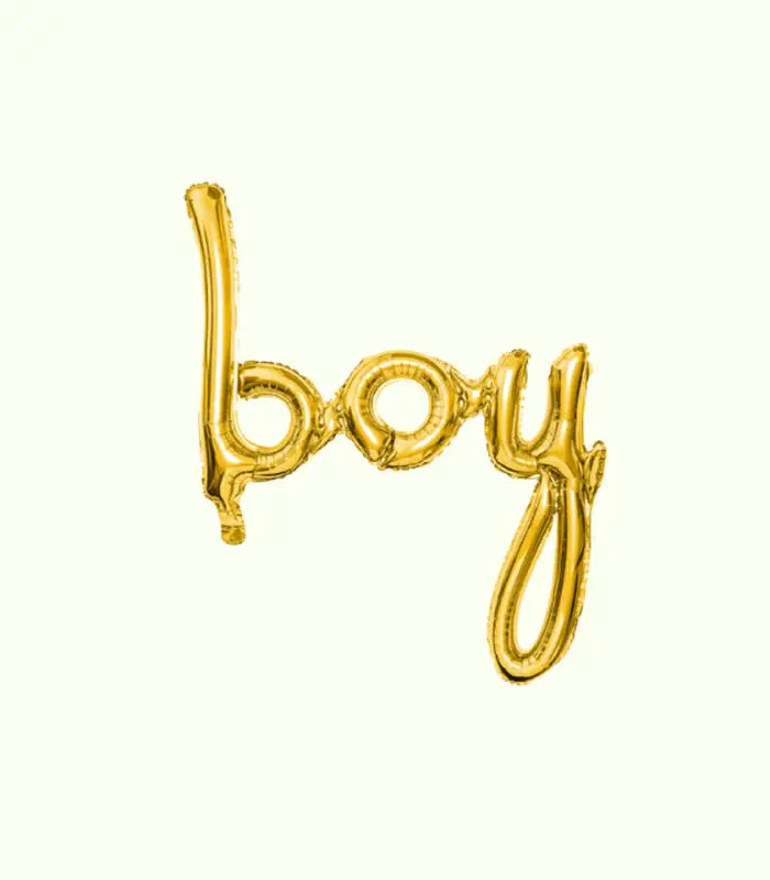 Ballonggirlang Boy Guld - Ballonggirlang