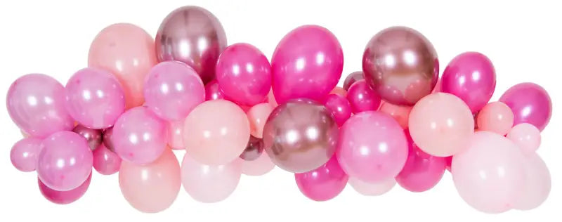 Ballonggirlang - Dazzling Pink - 62 stycken - Ballonggirlang