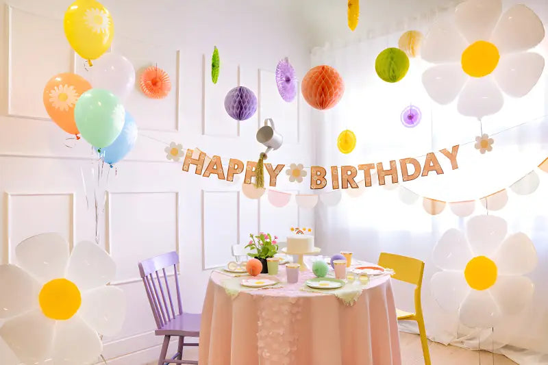 Banner Happy Birthday mix 200x14.5 cm