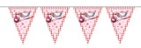 Birth Girl Bunting Stork - 10 meter - Flagglinjer