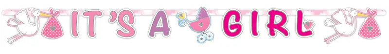 Birth Girl Letter Garland It’s a Girl - Girlang