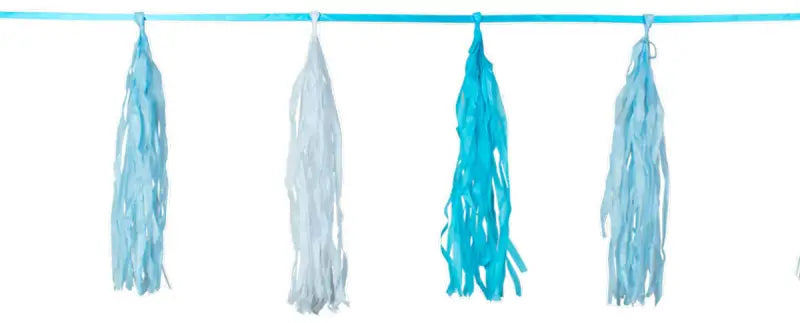 Blue Birth Garland Fringe - 3 meter - Girlang