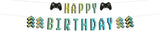 Bokstavsbanner Set – ’Happy Birthday Level Up’ 1,5 Meter - Girlang