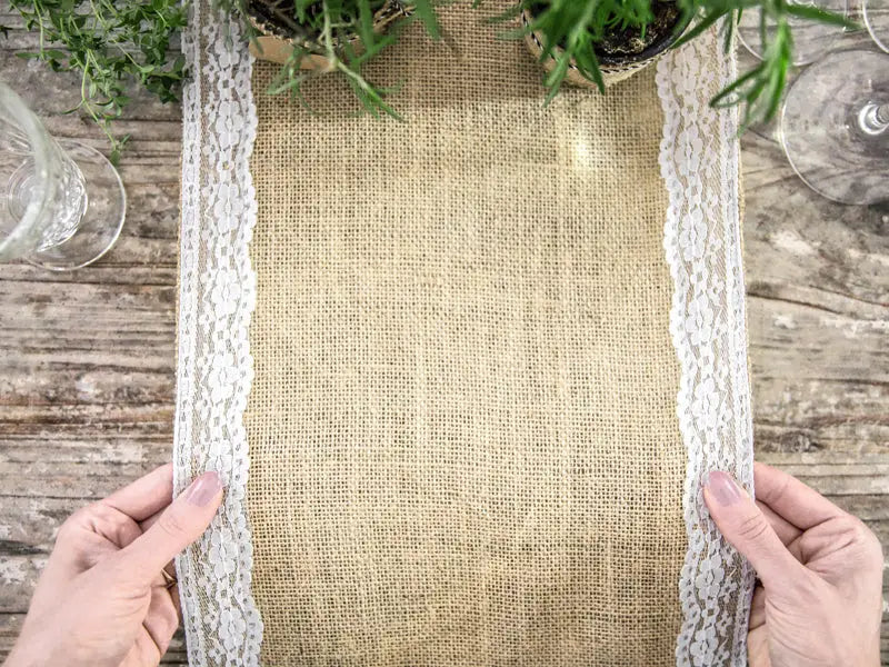 Jute table runner 0.28x2.75m