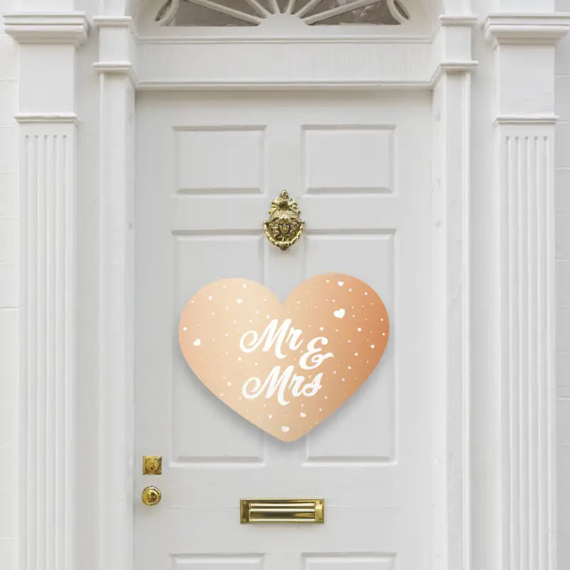 Bröllop Rose Gold Door Sign - Dörrskylt