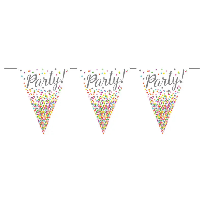 Bunting Confetti Party - 6 meter - Girlang