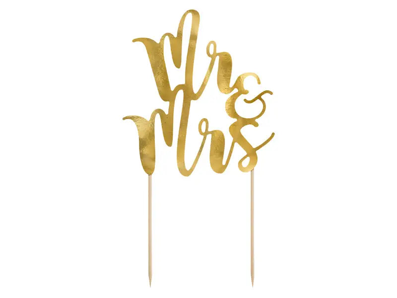 Cake topper Mr&Mrs 25.5cm