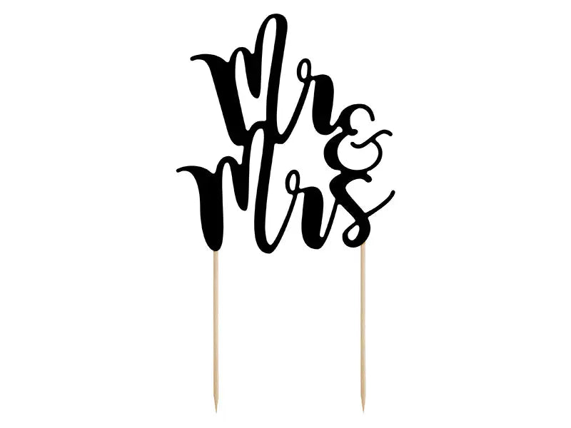 Cake topper Mr&Mrs 25.5cm