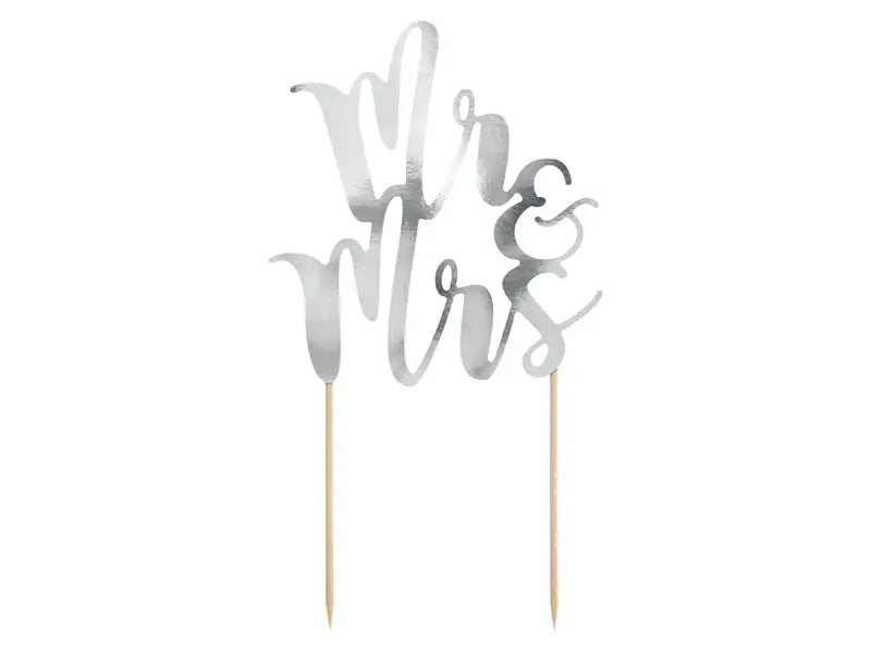 Cake topper Mr&Mrs 25.5cm