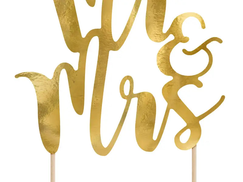 Cake topper Mr&Mrs 25.5cm