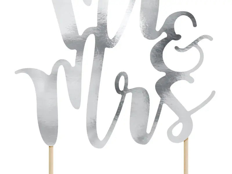 Cake topper Mr&Mrs 25.5cm