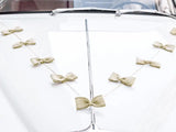 Car decoration kit - Bows burlap