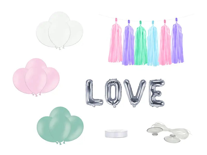 Car decoration kit - Love mix