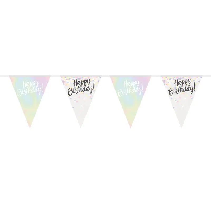 Cheers Mother of Pearl Bunting - 4 meter - Girlang