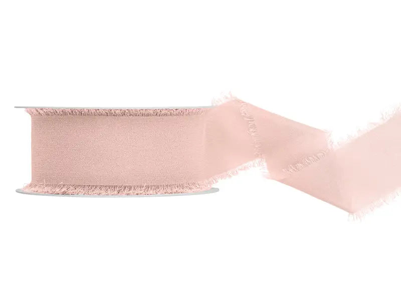 Chiffon ribbon light pink 40mm/10m