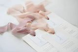 Chiffon ribbon light pink 40mm/10m