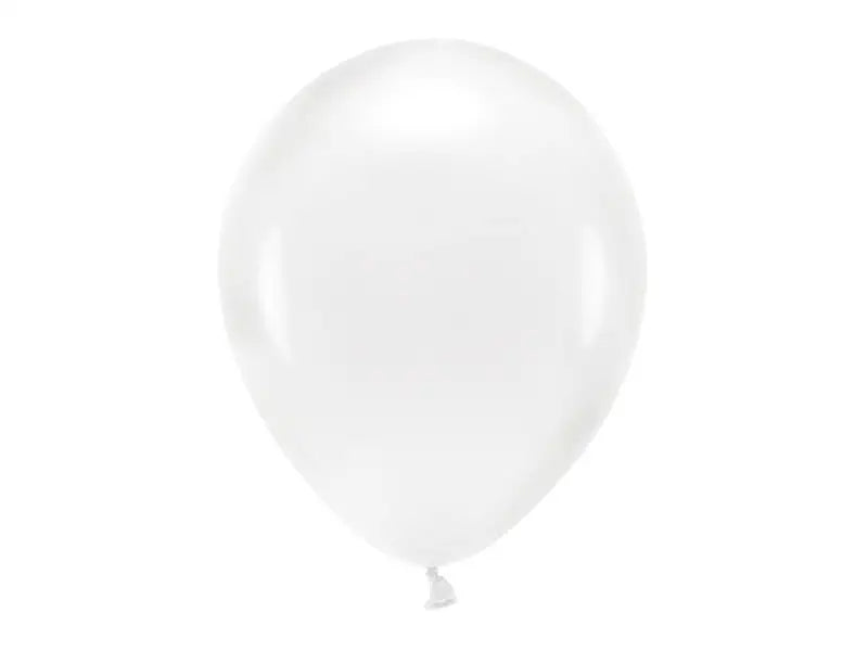 Clear Eco Ballonger i kristallklar färg 100-pack