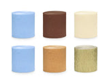 Crepe 5cm/10m set of 6 mix (1 pkt / 6 pc.)