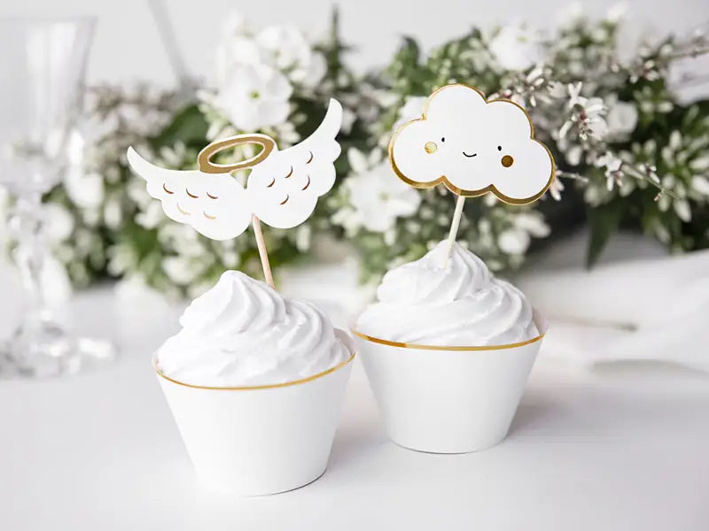 Cupcake toppers - Clouds and Wings