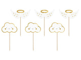 Cupcake toppers - Clouds and Wings