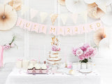 Cupcake wrappers Elegant Bliss ljusrosa med guld metallickant