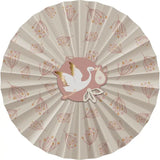 Deco-Fan Set - Blooming Baby Girl - 3 st - Dekorationsfläktar