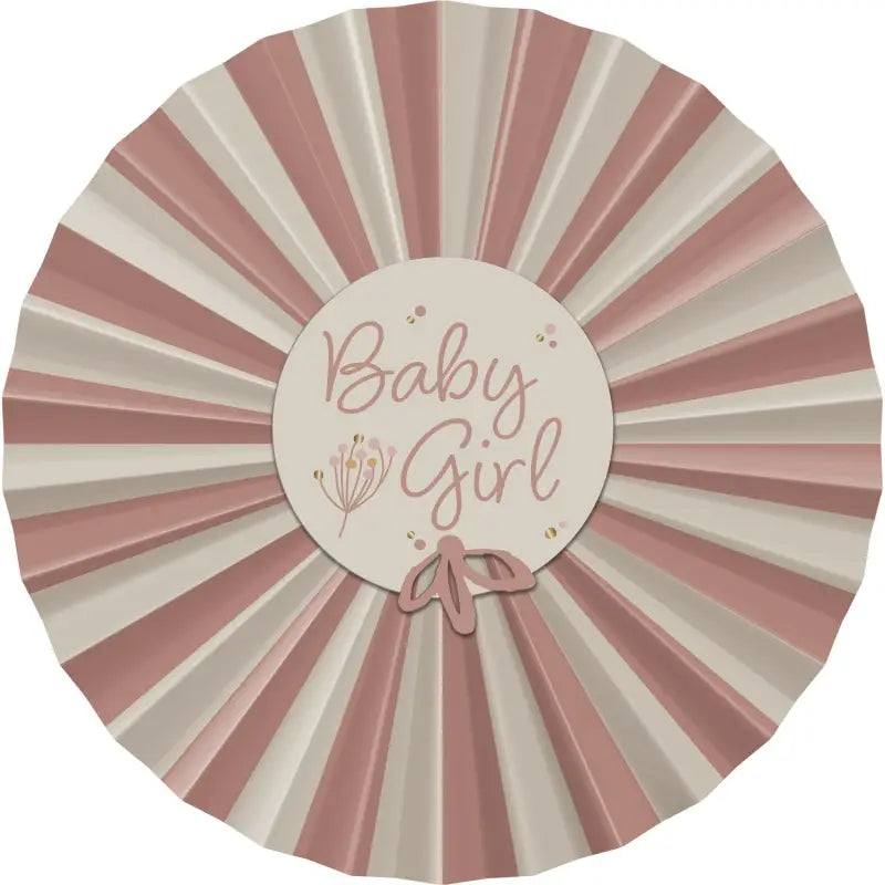 Deco-Fan Set - Blooming Baby Girl - 3 st - Dekorationsfläktar