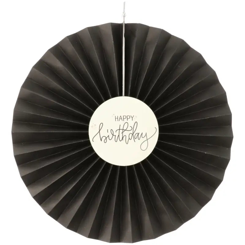 Deco Fan Set - Crème Noir - 3 stycken - Dekorationsfläktar