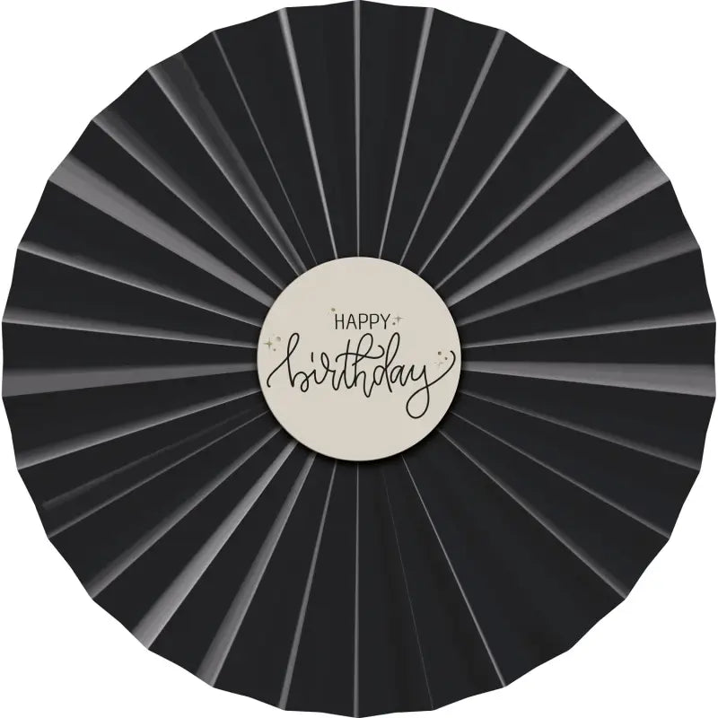 Deco Fan Set - Crème Noir - 3 stycken - Dekorationsfläktar