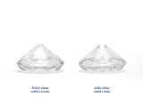 Diamant bordsplaceringshållare transparent 40 mm 10-pack