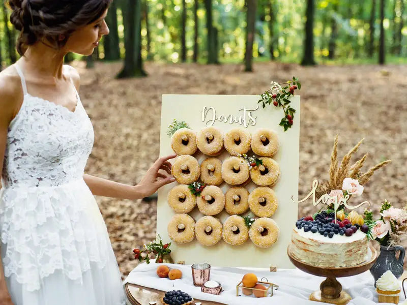 Donut Wall naturligt trä