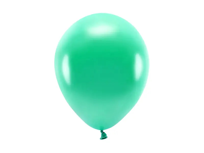 Eco Ballonger 26cm metallic grön 10-pack