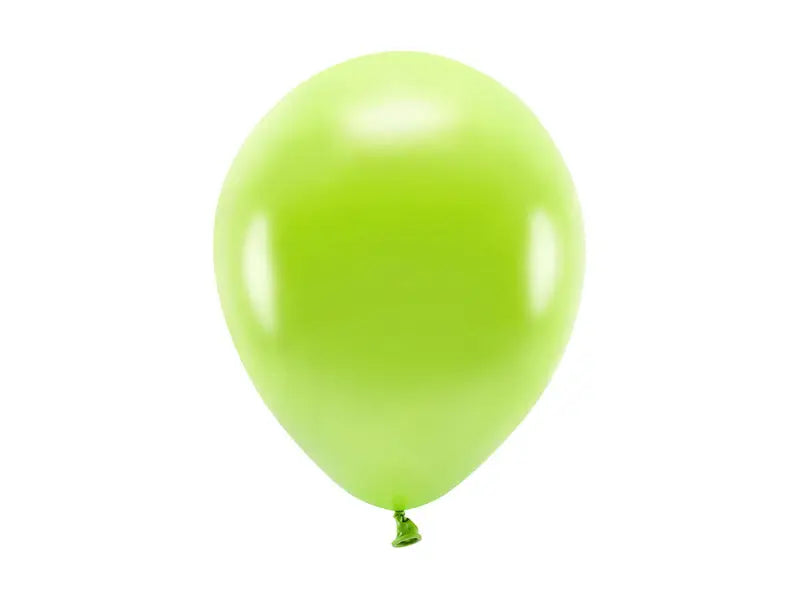 Eco Ballonger 26cm metallic grönäpple 10-pack