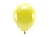 Eco Ballonger 26cm metallic gul 10-pack