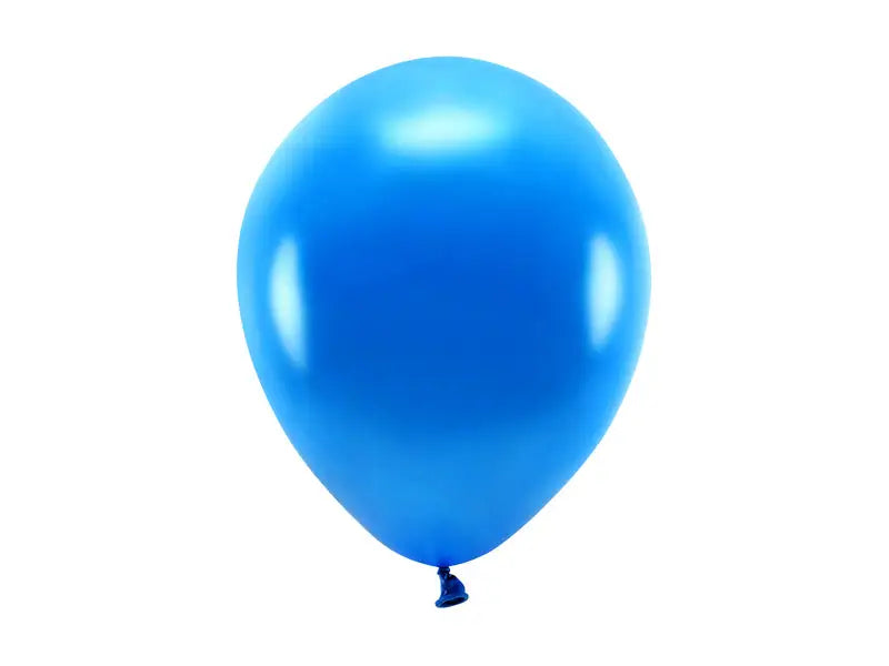 Eco Ballonger 26cm metallic marinblå 10-pack