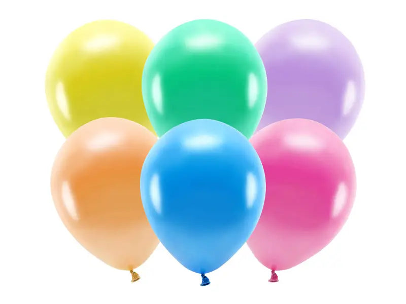 Eco Ballonger 26cm metallic mix 10-pack