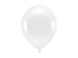 Eco Ballonger 26cm metallic vit 10-pack