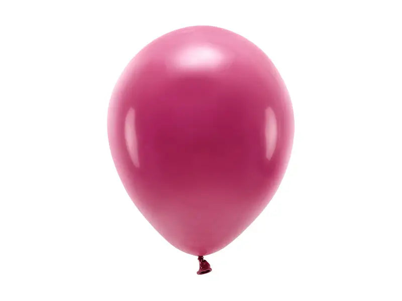 Eco Ballonger 26cm pastel djupröd 10-pack