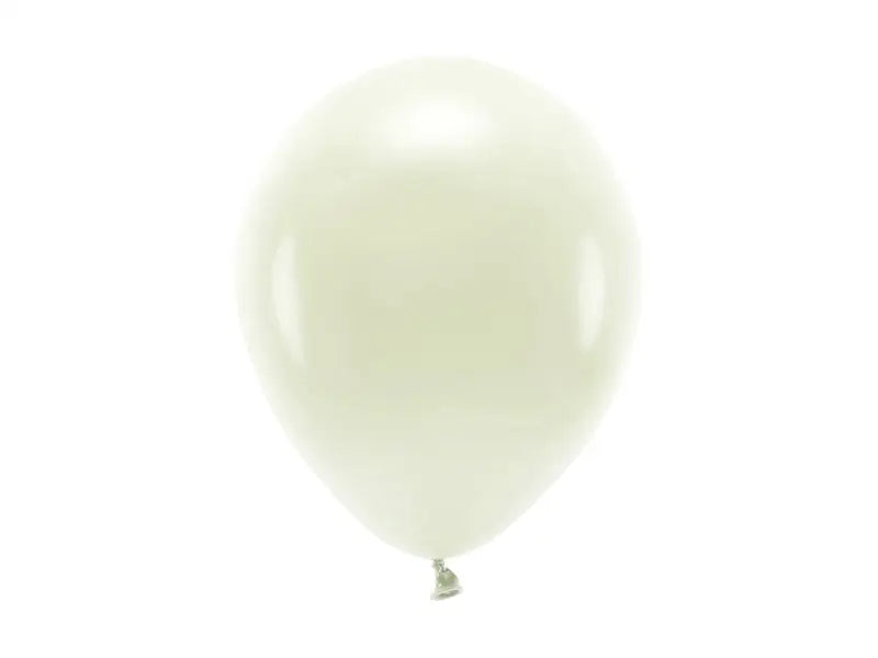 Eco Ballonger 26cm pastel kräm 10-pack