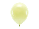 Eco Ballonger 26cm pastel ljusgul 10-pack