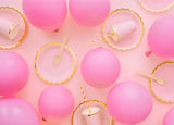 Eco Ballonger 26cm pastel rosa 10-pack