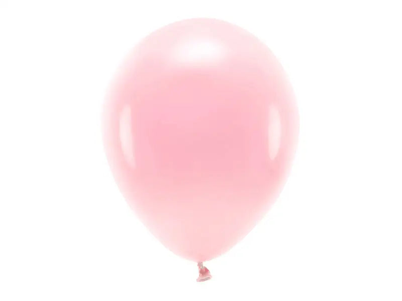 Eco Ballonger 30 cm pastell blommig rosa 100-pack