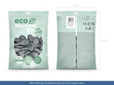 Eco Ballonger 30 cm pastell grå 100-pack