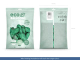 Eco Ballonger 30 cm pastell grön 100-pack