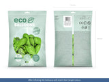 Eco Ballonger 30 cm pastell grönäpple 100-pack