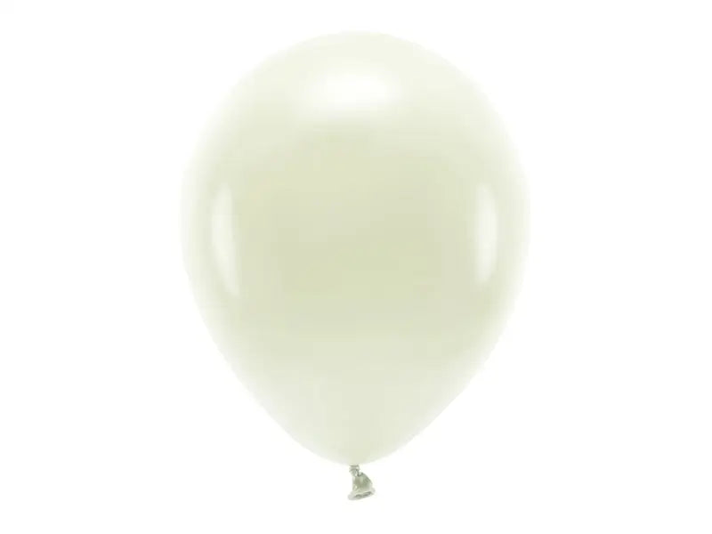 Eco Ballonger 30 cm pastell kräm 100-pack