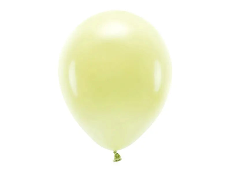 Eco Ballonger 30 cm pastell ljusgul 100-pack