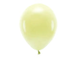 Eco Ballonger 30 cm pastell ljusgul 100-pack