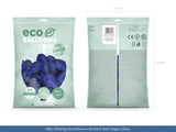 Eco Ballonger 30 cm pastell marinblå 100-pack